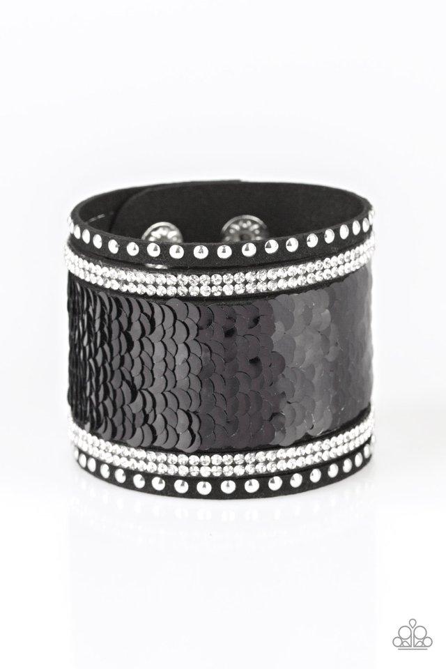 Paparazzi Bracelet ~ MERMAIDS Have More Fun - Black