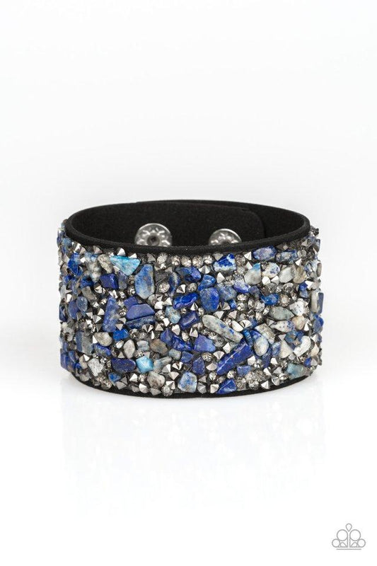 Pulsera Paparazzi ~ Crush Rush - Azul