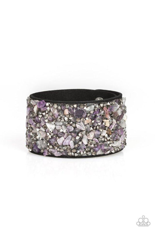 Paparazzi Bracelet ~ Crush Rush - Purple