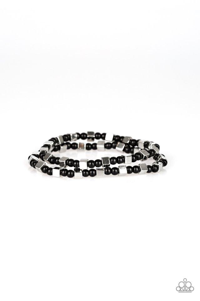 Paparazzi Bracelet ~ Trendy Tribalist - Black