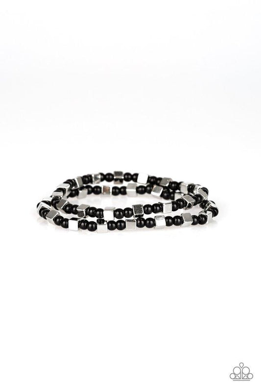 Pulsera Paparazzi ~ Tribalista de moda - Negro