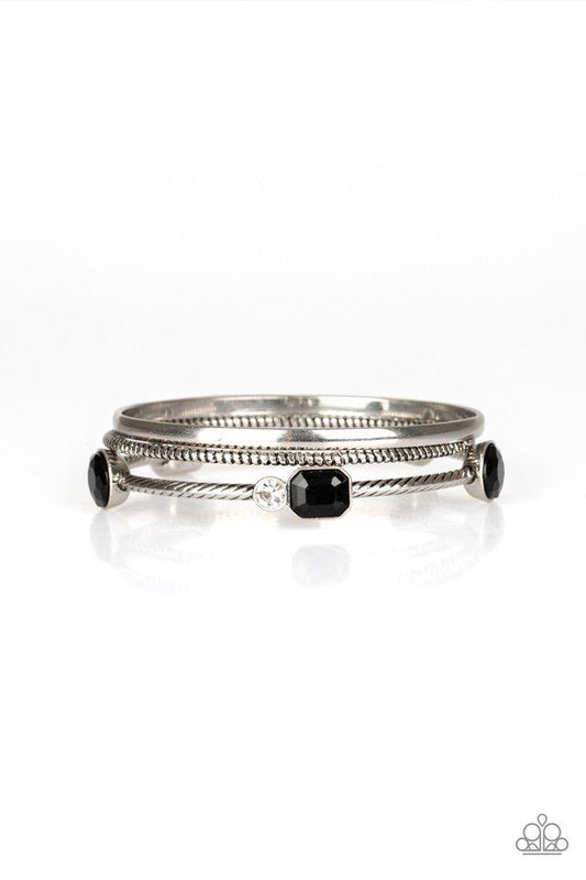 Paparazzi Bracelet ~ City Slicker Sleek - Black