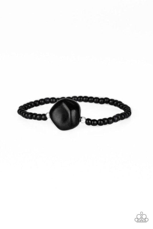 Pulsera Paparazzi ~ Eco Excentricity - Negro