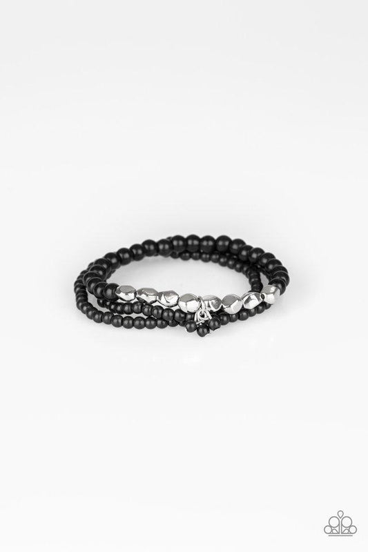 Paparazzi Bracelet ~ Tour de Tranquility - Black