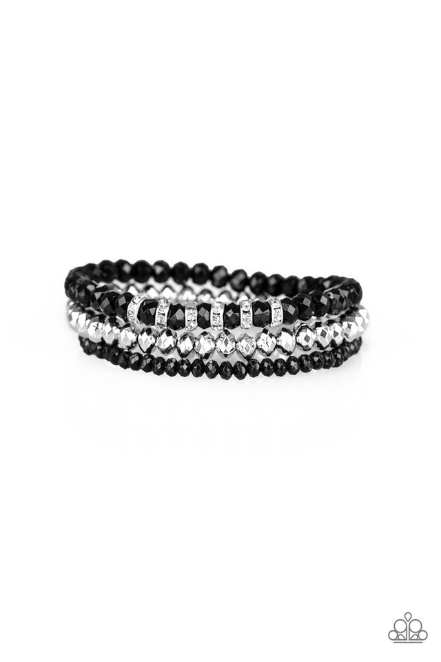 Paparazzi Bracelet ~ Ideal Idol - Black