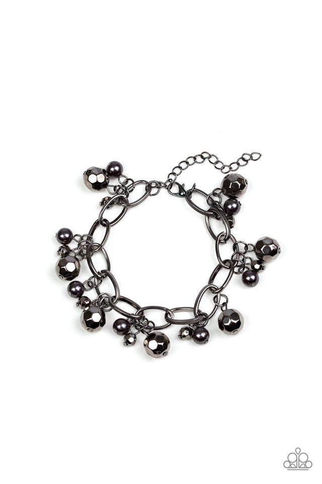 Make Do In Malibu - Black - Paparazzi Bracelet Image