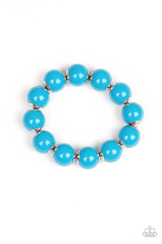 Paparazzi Bracelet ~ Candy Shop Sweetheart - Blue