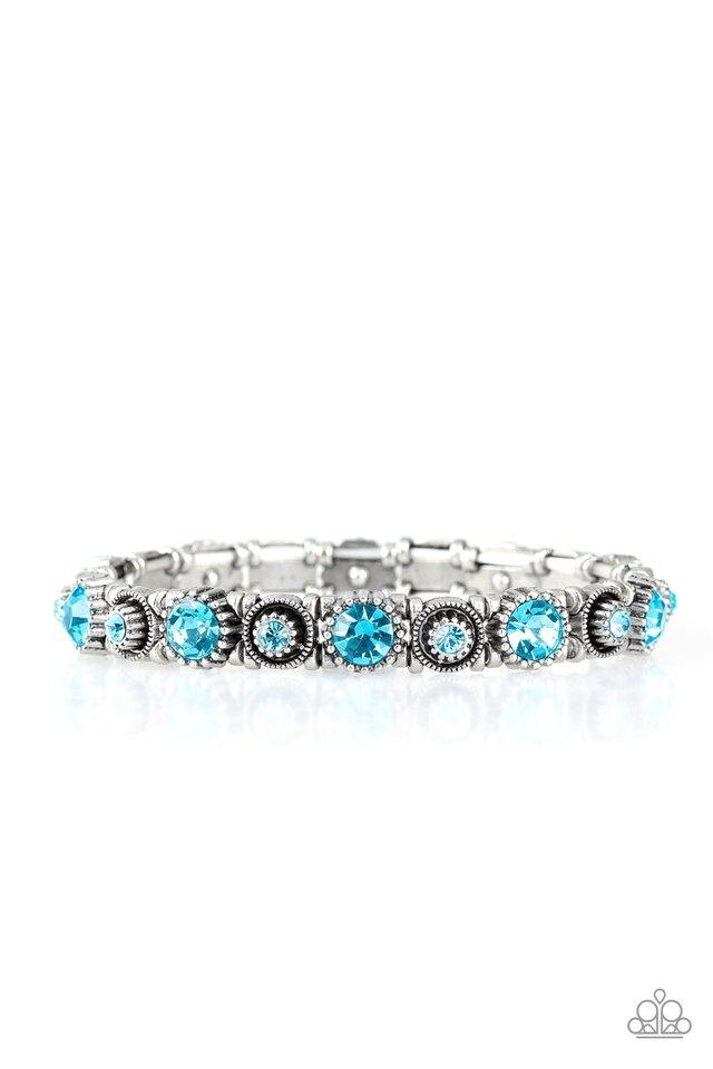 Pulsera Paparazzi ~ Mucho brillo - Azul