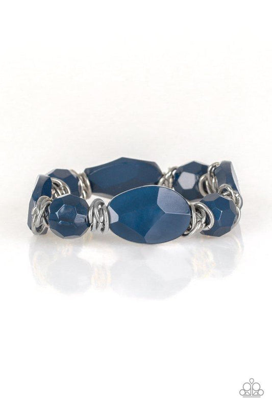 Paparazzi Bracelet ~ Savor The Flavor - Blue