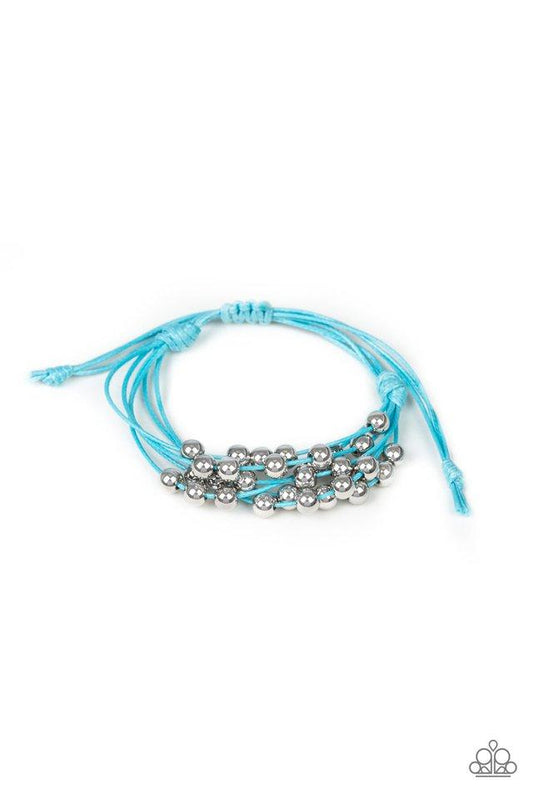 Pulsera Paparazzi ~ Sin saltarse ni una sola cuenta - Azul