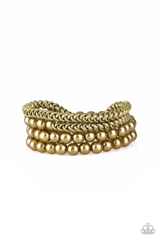 Paparazzi Bracelet ~ Industrial Incognito - Brass