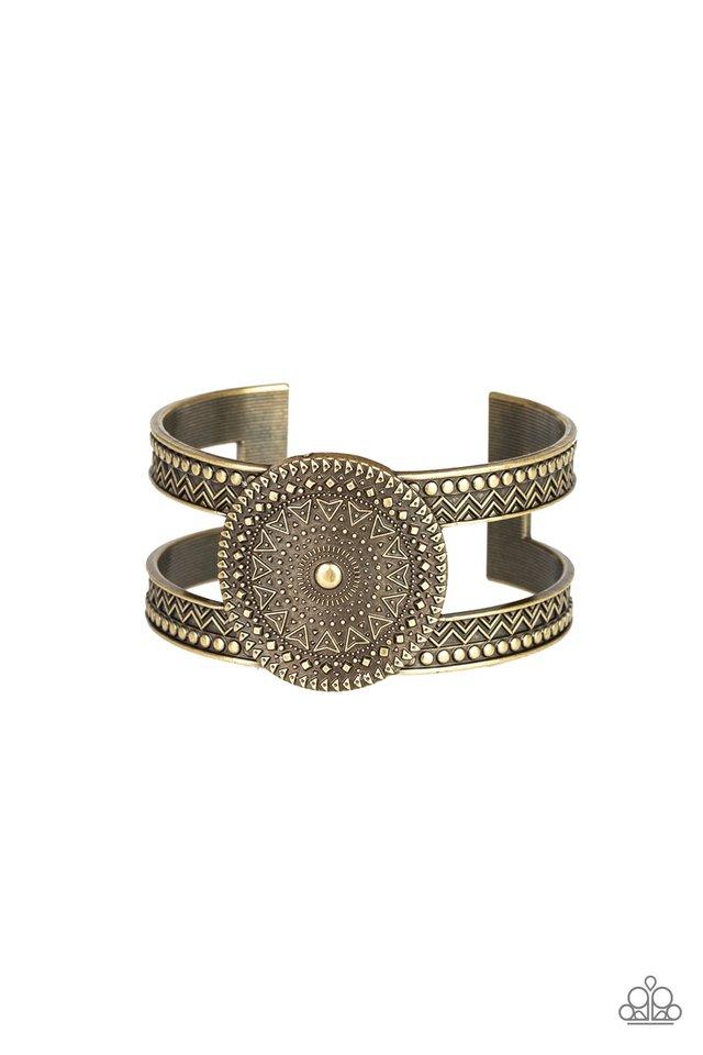 Paparazzi Bracelet ~ Texture Trade - Brass