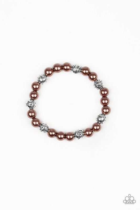 Paparazzi Bracelet ~ Poised For Perfection - Brown