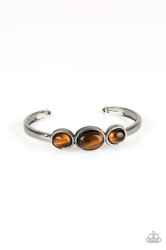 Paparazzi Bracelet ~ ROAM Rules - Brown