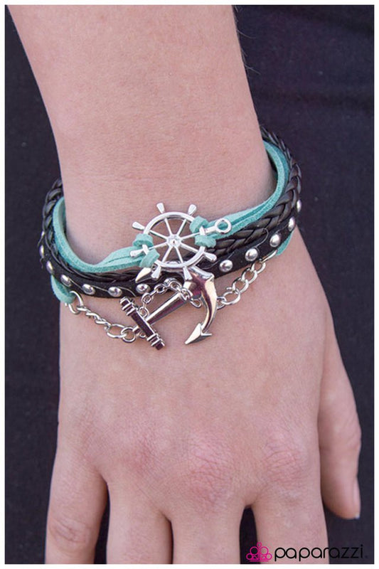 Paparazzi Bracelet ~ Anchors Away - Blue