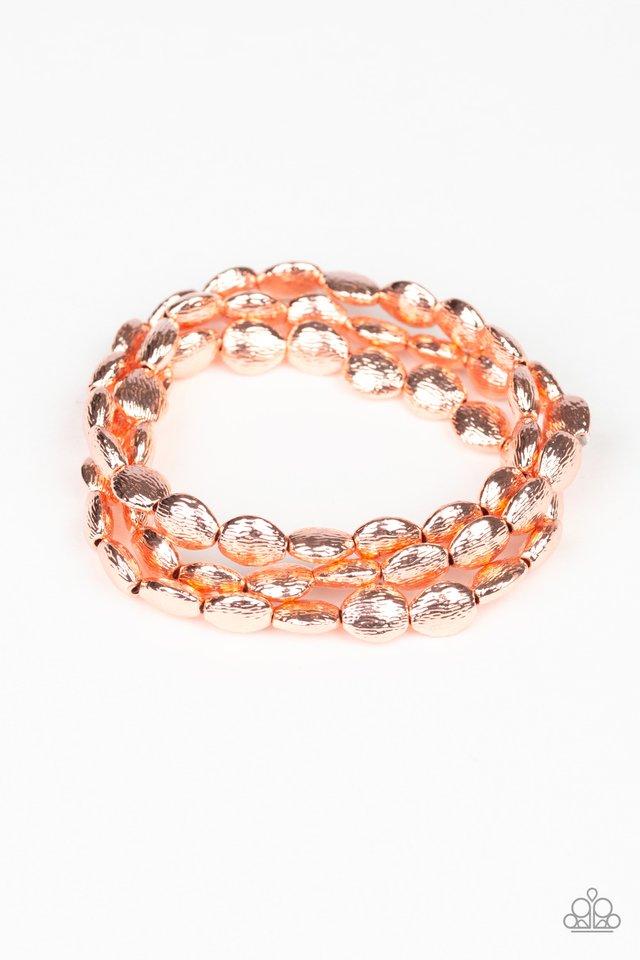 Paparazzi Bracelet ~ Basic Bliss - Copper