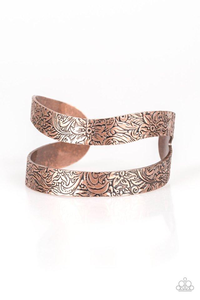 Paparazzi Bracelet ~ Garden Goddess - Copper