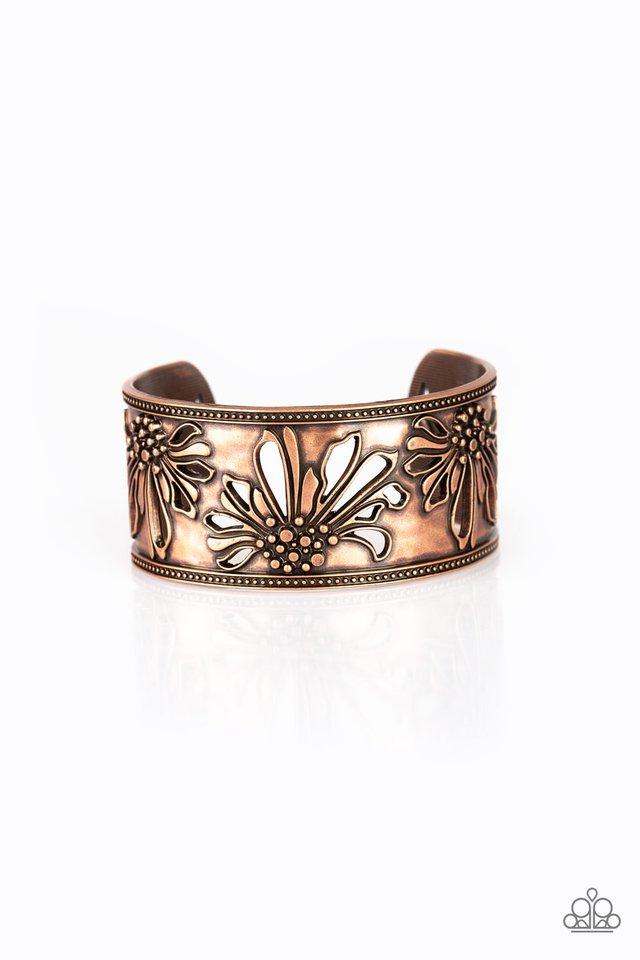 Pulsera Paparazzi ~ Donde están las FLORES SILVESTRES - Cobre