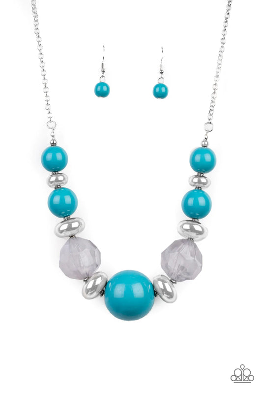 Paparazzi Necklace ~ Daytime Drama - Blue