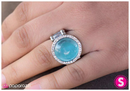 Anillo Paparazzi ~ El ojo del observador - Azul