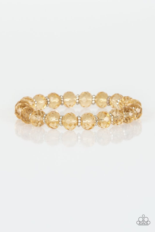 Crystal Candelabras - Gold - Paparazzi Bracelet Image