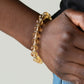 Crystal Candelabras - Gold - Paparazzi Bracelet Image