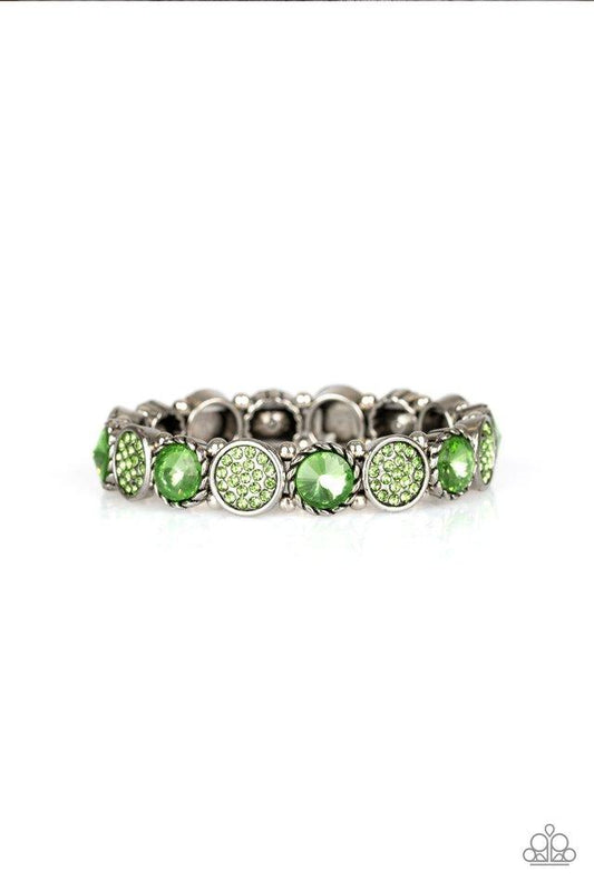 Paparazzi Bracelet ~ Take A Moment To Reflect - Green