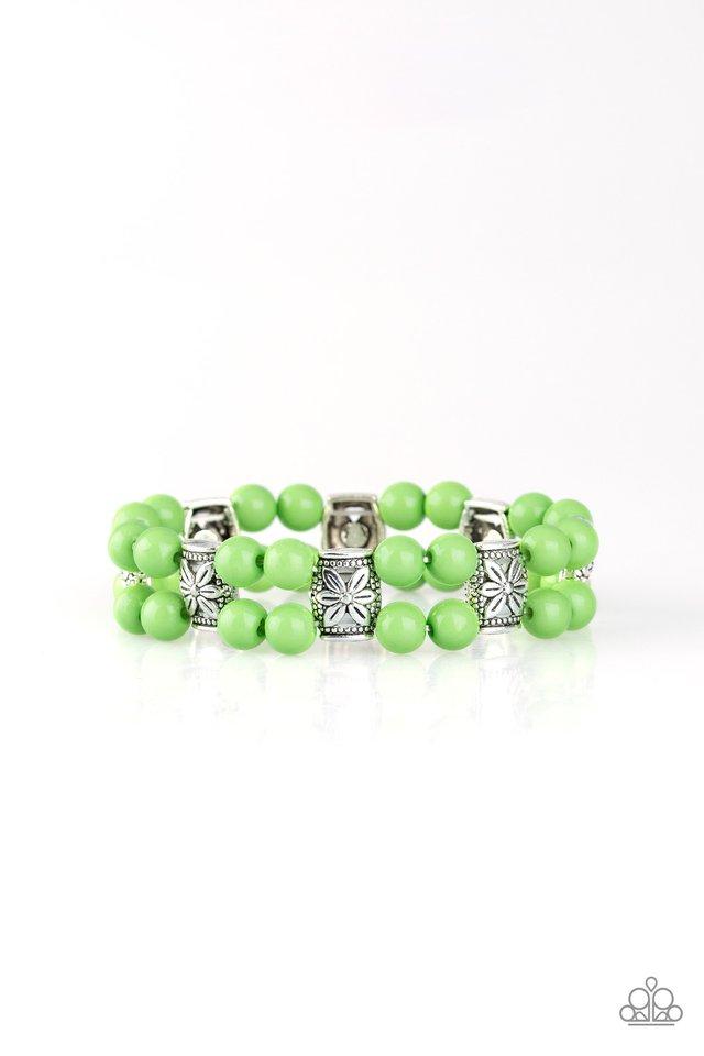 Paparazzi Bracelet ~ Daisy Debutante - Green