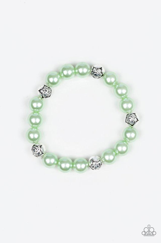 Pulsera Paparazzi ~ Resplandor rosado - Verde