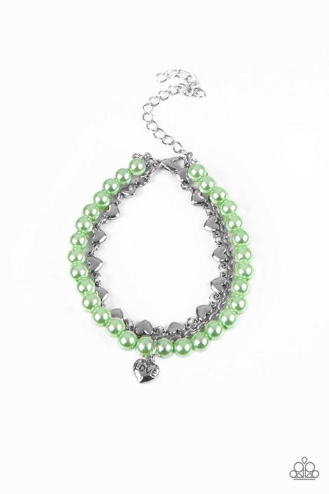 Pulsera Paparazzi ~ Love Like You Mean It - Verde