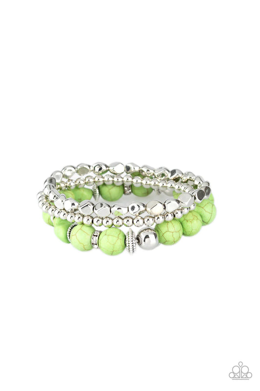 Paparazzi Bracelet ~ Rural Restoration - Green