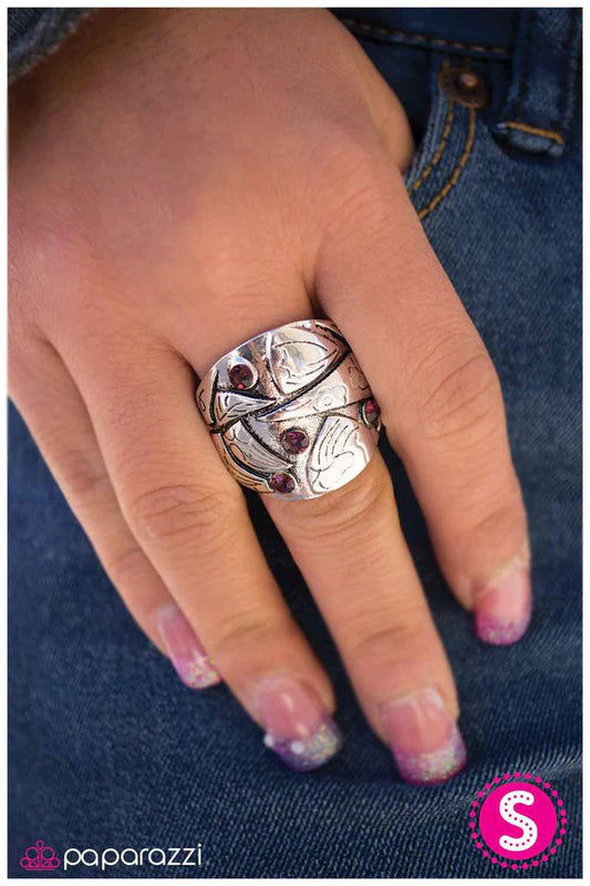 Paparazzi Ring ~ Piece It All Together - Purple