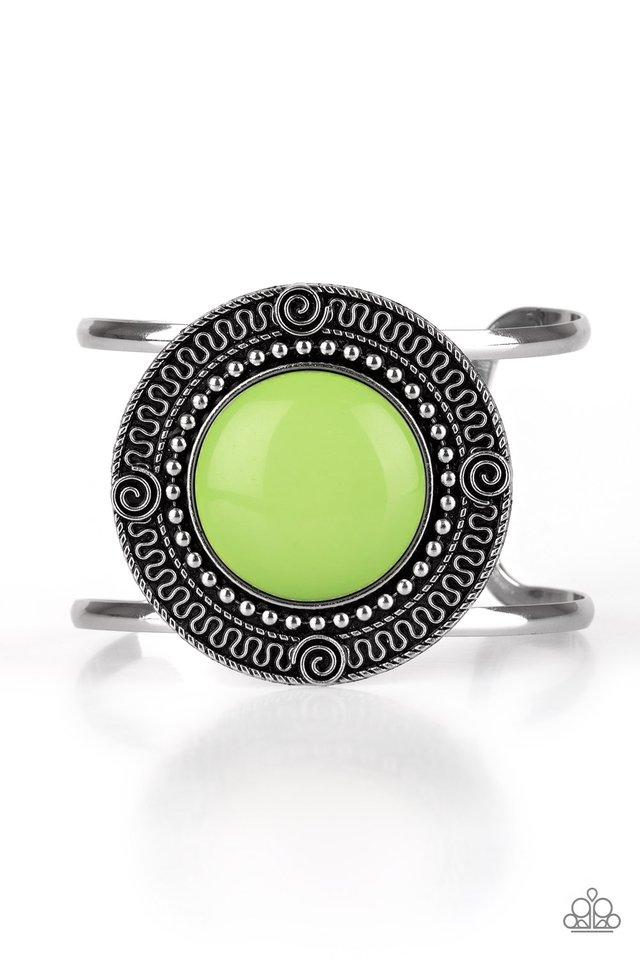 Pulsera Paparazzi ~ Tribal Pop - Verde