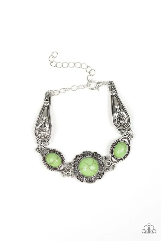 Pulsera Paparazzi ~ Serenely Southern - Verde