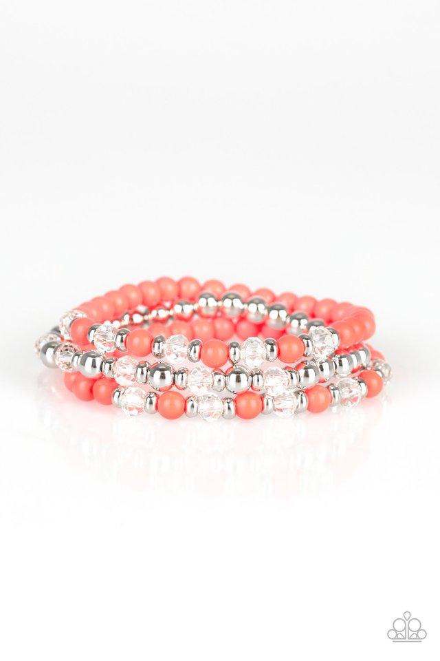 Pulsera Paparazzi ~ Irresistiblemente Irresistible - Naranja