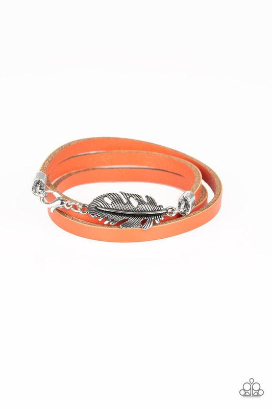 Pulsera Paparazzi ~ High Spirits - Naranja