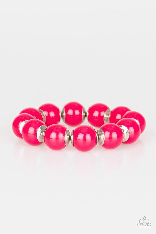 Paparazzi Bracelet ~ Candy Shop Sweetheart - Pink