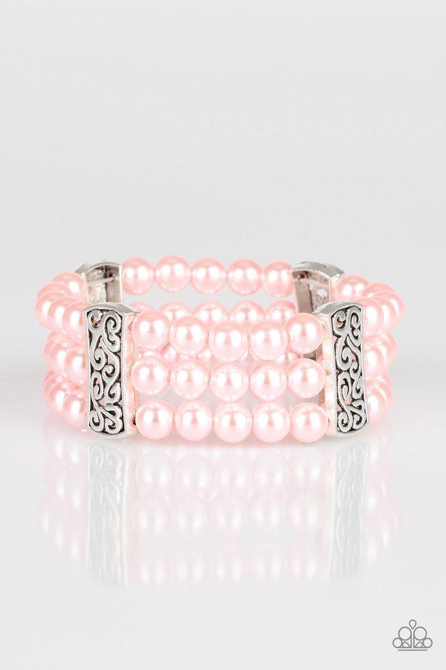 Paparazzi Bracelet ~ Ritzy Ritz - Pink