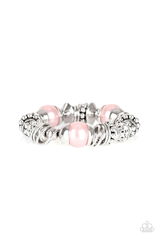 Paparazzi Bracelet ~ Uptown Tease - Pink