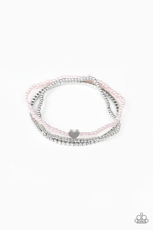 Paparazzi Bracelet ~ Cuter Than Cupid - Pink