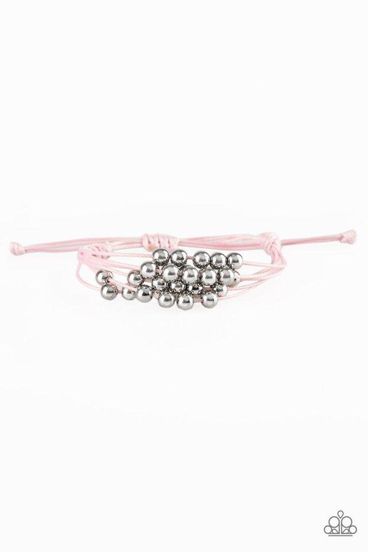 Pulsera Paparazzi ~ Sin saltarse ni una sola cuenta - Rosa