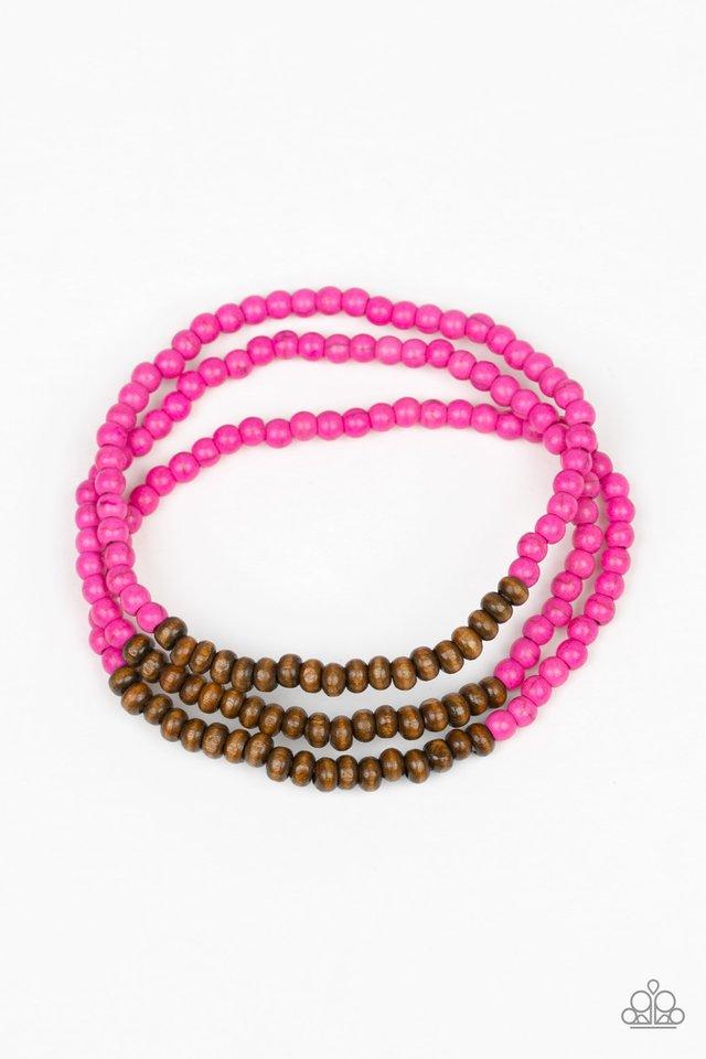 Paparazzi Bracelet ~ Woodland Wanderer - Pink