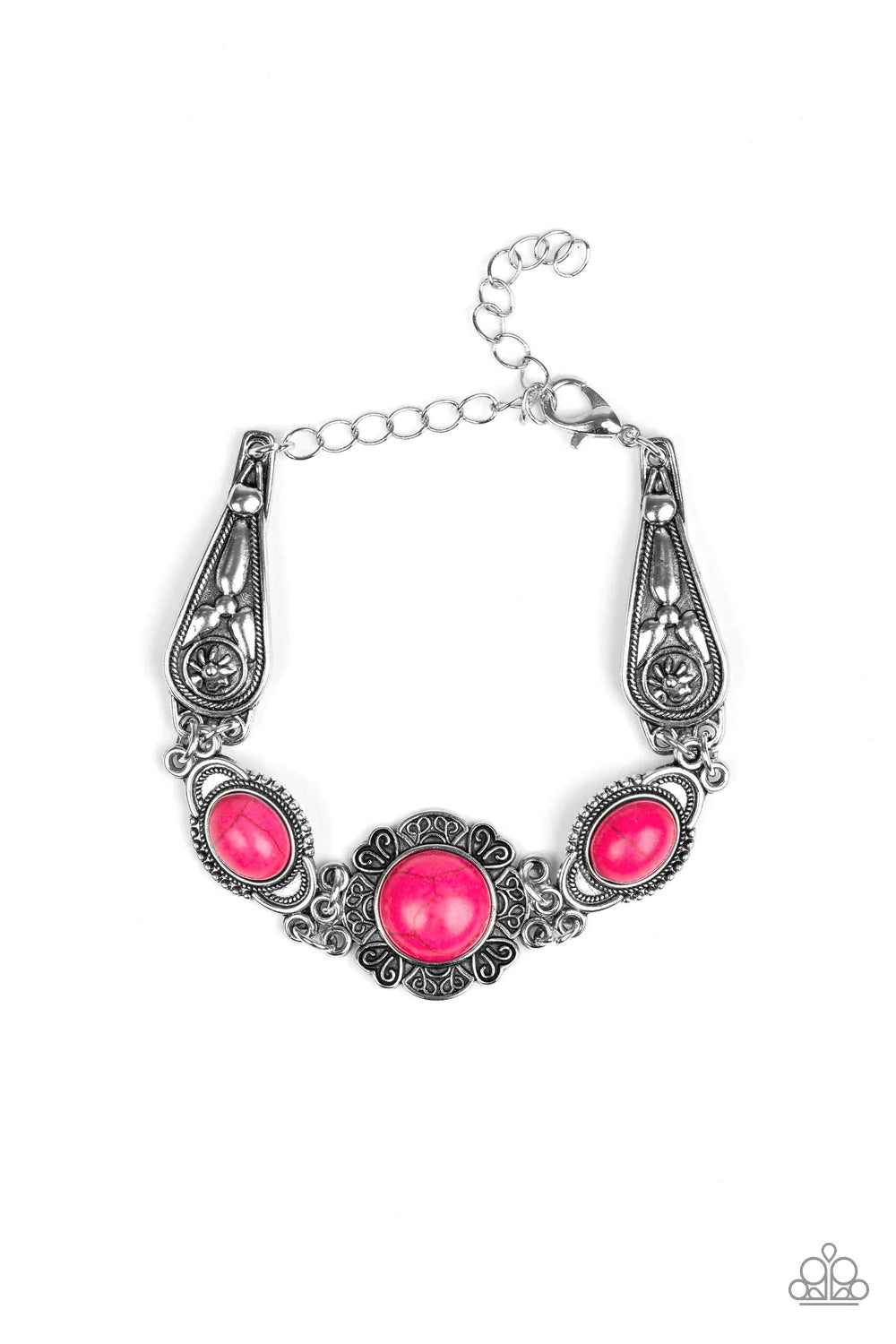 Paparazzi Bracelet ~ Serenely Southern - Pink