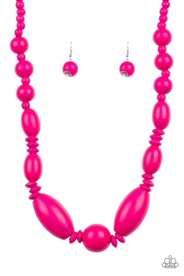 Collar Paparazzi ~ Summer Breezin - Rosa