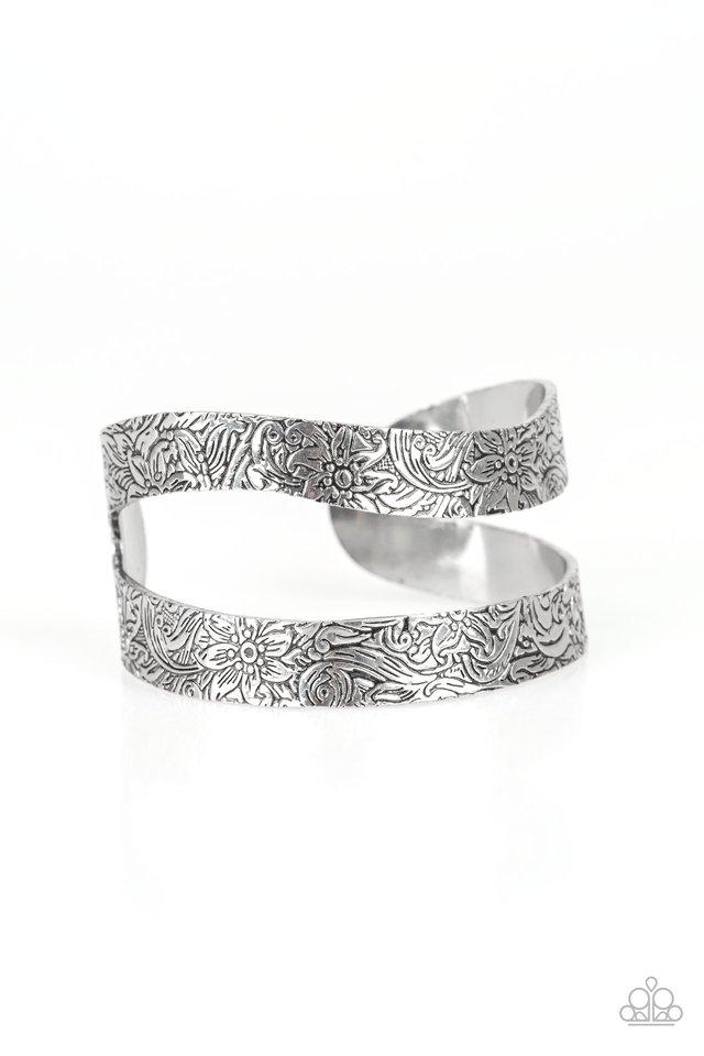 Paparazzi Bracelet ~ Garden Goddess - Silver