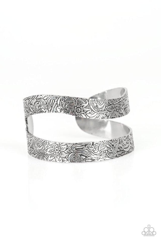 Paparazzi Bracelet ~ Garden Goddess - Silver