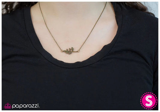 Paparazzi Necklace ~ Out On A Limb - Brass