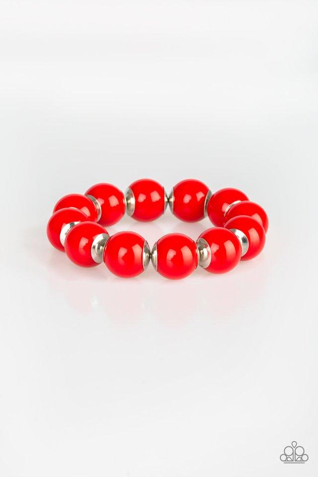 Paparazzi Bracelet ~ Candy Shop Sweetheart - Red