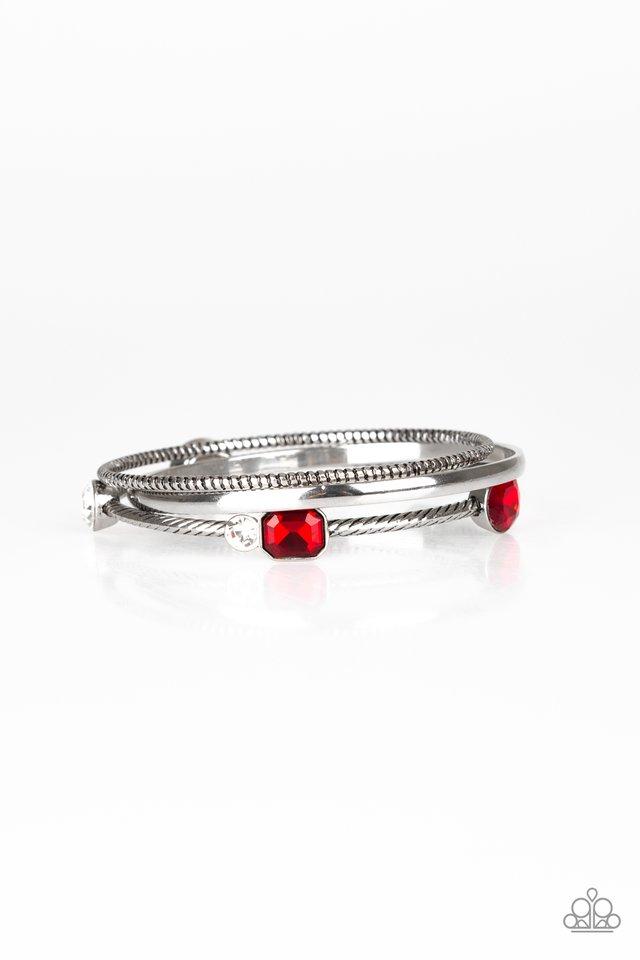Paparazzi Bracelet ~ City Slicker Sleek - Red
