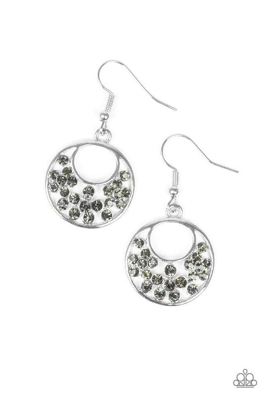 Paparazzi Earring ~ Sugary Shine - Silver